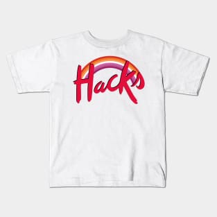 Hacks Lesbian Pride Rainbow Kids T-Shirt